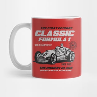 Classic formula one Race Mug